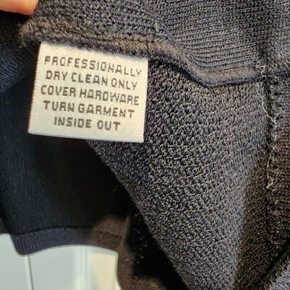 St. John Evening Maire Gray Black Princess Knit Jacket with Heart Buttons - Picture 9 of 9